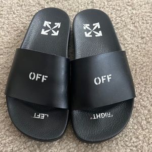 Off White Black “Off” Stamp Slides (36/5 W)
